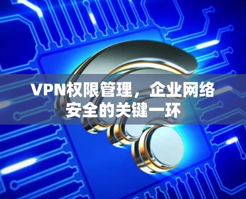 VPN权限管理，企业网络安全的关键一环