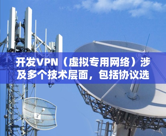 开发VPN（虚拟专用网络）涉及多个技术层面，包括协议选择、加密算法、网络架构等。以下是开发VPN的关键步骤和技术要点，供参考